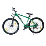 CULTSPORT Bolan Steel Cycle/Bicycle 27.5T MTB (21 Speed) Gear Bicycle for Men/Boys with Front Suspension & Dual Disc Brake Mountain Bike | Ideal for 15+ Years, Green