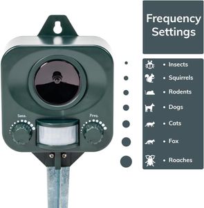 Pestbye Motion Sensor Cat Repellent Set – Outdoor Animal Deterrent