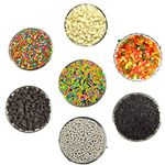 Dry Fruit Hub Sprinkles for cake decoration 775gms Pack Of 7 Colour Sprinkles 125gm,Chocolate Sprinkles 125gm Tutti Frutti- 125gm, Dark Choco Chips 100gm White Choco Chips 100gm,Rainbow Balls 100gm, Silver Balls 100gm