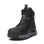Timberland PRO Men's CSA Boondock Ultralight 6 Inch Composite Safety Toe Puncture Resistant Waterproof Industrial Work Boots, Black/Grey, 13 Wide