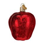 Old World Christmas Red Delicious Apple Glass Blown Ornament