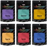 U.S. Art Supply Jewelescent Basic 6 Color Mica Pearl Powder Pigment Set Kit, 3.5 oz (100g) Sealed Pouches - Cosmetic Grade, Metallic Color Dye - Paint, Epoxy, Resin, Soap, Slime Making, Art