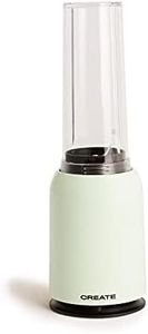 CREATE/MOI/Batidora de vaso Verde/Tritura y emolsuiona, para smoothies y batidos, vaso 400 ml, individual, libre de BPA, portátil, cuchillas de acero inoxidable, 230W