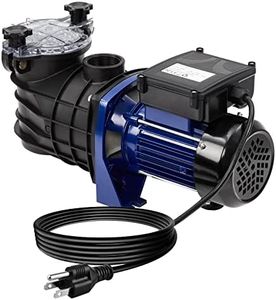 0.75HP In/Above Ground Single Speed Pool Pump, 550W/115V, 2641GPH, High Flow, Powerful Self Primming Swimming Pool Pumps with Filter Basket, Low Noise