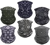 MOXBEST Neck Gaiter Mask Face Scarf Bandana Tube Cover Headwear Balaclava Headband Headwrap for Men and Women