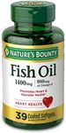 Nature s Bounty Fish Oil Triple Strength 1400 mg 39 Coated Softgels