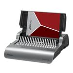 Fellowes Quasar Electric Comb Binding Machine, Gray, 5216901