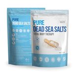 Pure Dead Sea Salt - Premium Bath Salts for Muscle Recovery and Relaxation, Total Body Therapy Luxury Dead Sea Salts for Baths, 1 Kg