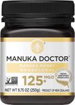 MANUKA DOCTOR - MGO 125+ Manuka Honey Monofloral, 100% Pure New Zealand Honey. Certified. Guaranteed. RAW. Non-GMO (8.75 oz)