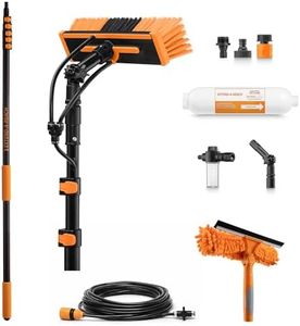 5-24 ft Telescopic Water Fed Pole Window Cleaning System (30ft High Reach)