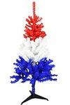 Tree Buddees Red White and Blue Pat