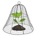 Garden Cloche Plant Protectors from Animals - Bell Screen Shape Plant Cage - Garden Protection from Animals - Plant Covers for Outdoor Vegetable Garden or Indoor Potted Plants