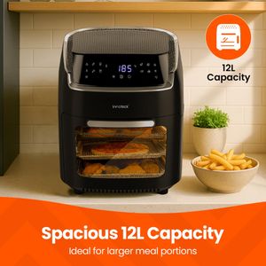 Innoteck 12L Digital Air Fryer Oven – Multifunctional Countertop Cooker