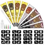 8PCS Tattoo Cones Temporary Tattoo 