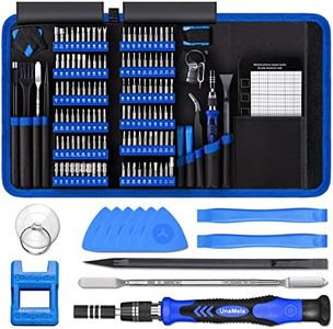 Precision Screwdriver Set, Unamela 139 in 1 Computer Repair Tool Kit, Magnetic Screwdriver Kit with 120 Bits Compatible for PC Building, Laptop, MacBook, Tablet, iPhone, PS4, Xbox, Game Console