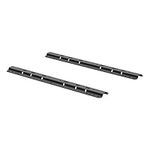 CURT 16204 Industry-Standard 5th Wheel Hitch Rails, Carbide Black, 25,000 Pounds