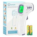 Forehead Thermometer for Adults and Children, Non Contact Digital Infrared Thermometer for Kids, No Touch Temperature Gun Baby Body Thermometer with Instant Accurate Reading and Fever Alarm