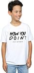 Friends Boys How You Doin? T-Shirt White 9-11 Years