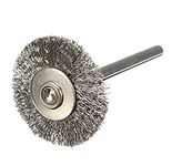 DIY Crafts Pack Of 70 Pcs, Stainless Steel Multi, 22mm Stainless Steel Wire Wheel Brush l Rotary To(Pack Of 70 Pcs, Stainless Steel Multi)