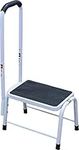 Aidapt Step Stool Platform Support with Soft Grip Handrail and Anti Slip Surface and Rubber Feet Aid