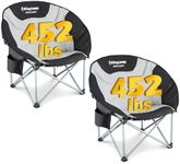 KingCamp Set of 2 Moon Chair for Ad