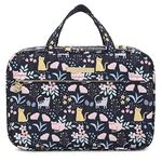 Hanging Toiletry Bag for Women, Lychii Travel Makeup Organizer Cosmetic Case for Bathroom Shower, Large - Cat Printed