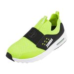 ZUMBA Sneakers, Low-Top Shoes for Women, Air Slip-On, Yellow, 8