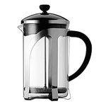Safdie & Co. French Press Coffee Maker Percolator Pot,800ml Clear Superiour Glass,Insulated.Ideal for Tea,Coffee.Superiour Filter Press