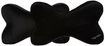 Autoform Neck Memory Cushion Pillow (Set of 2, Black) - Memory Foam