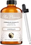 Ola Prima Oils 8oz - Vanilla Essential Oil - 8 Fluid Ounces - Vanilla Therapeutic Essential Oil - Vanilla Oil