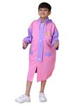 Rupa Rainwear for Kids, Waterproof PVC Rain Jacket with Carry Bag, Pack of 1