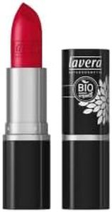 lavera Beautiful Lips Lipstick - Blooming Red 49 - Delicate & Creamy - Natural & Innovative Make Up - Organic Plant Active Ingredients - Lipstick - Natural Cosmetics 4.5 g