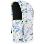 BLACKSTRAP Camber Hood Therma Dual Layer Adjustable Balaclava Ski Mask, Over or Under Helmet Compatible, Adult Unisex, One Size Fits All, Splash Sporty