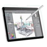 MoKo PET Matte Screen Protector Fit Surface Go 4 2023 / Go 3 2021 / Go 2 2020 / Go 2018, Write, Draw and Sketch with The Surface Pen Like on Paper, Anti Glare Film for Microsoft Surface Go, Clear