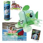 JUNKO Water! TOY BOAT Kit - Requires Zoomer/Core Zoomer Kit - Make your own toy boat out of recycled materials, STEM Projects for kids ages 6-12, Toy building set compatible with Lego®