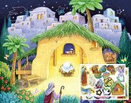 Kid's Nativity Sticker Advent Calendar (Countdown to Christmas)