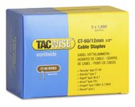 Tacwise CT-60/12mm Cable Tacker Staples for Cable Tacker (Box 5000)