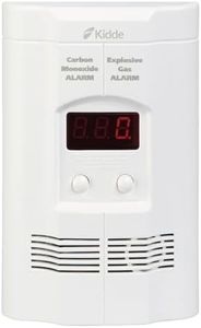 Kidde Carbon Monoxide Detector, Propane, Natural, Methane, & Explosive Gas Alarm, Plug-In Wall with 9-Volt Battery Backup, Digital LED Display