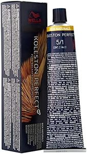 Wella Koleston Perfect Me+ Rich Naturals Permanent Hair Colour Cream, No. 5/1 Light Brown Ash, 60 ml