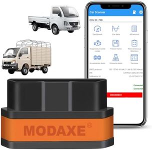 MODAXE Smart V2.2 OBD II Scanner with Bluetooth 4.0 - Enhanced Light Commercial Vehicle (9-24V) Diagnostics - Compatible with Android & Apple iOS