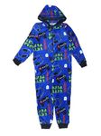 Aykroyds Boys Gaming Game Onesie, Blue, 5-13 Years (Blue, 7-8 Years)