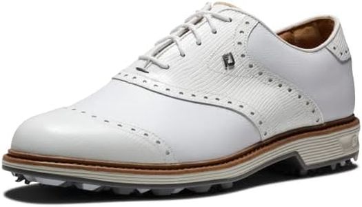 FootJoy Men's Premiere Series-Wilcox Golf Shoe, White/White, 11 Wide