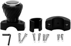 Steering Wheel Knob, Universal Car Steering Wheel Aid Assister Spin Knob Fit for Steering Wheel, Cars, Semi Truck, Forklifts, Tractors, Boat, and Golf Cart – Black