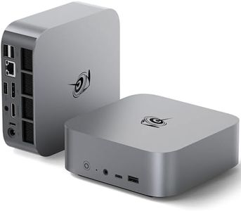 Beelink SER8 AI Mini PC AMD Ryzen 7 8845HS Mini PC,Up to 5.1GHz,Mini Gaming PC,32GB DDR5 1TB PCIE4.0 SSD, Support 4K Triple Display USB4/ DP/HDMI, WiFi6/ BT5.2/2.5Gbps LAN Mini Computer