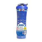 Doms Groove Super Dark HB/2 Graphite Pencils Jar Pack | 50 Pcs Pencils | Innovative Groove For Perfect Grip | Ideal For School & General Purpose | Perfect For Sketching & Drawing | Jar Pack of 1