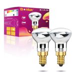 Bonlux 2X R39 E14 Reflector Bulbs Spot Lights Dimmable Lava Lamp 25W Super Bright Small Edison Screw Base SES Energy Saving Light Bulbs Warm White 2400-2600K 360 Degree Wide Beam Angle 240V