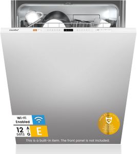 COMFEE Fully Integrated Dishwasher – White Built-In Kitchen Appliance