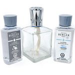 Lampe Berger Lamp Gift Set - Essential Square, Includes Fragrance Ocean Breeze and So Neutral 180ml / 6.08 fl.oz. by Lampe Berger