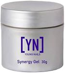 Young Nails Synergy Gel System, Building Gel - Hard Builder Gel, Superior Adhesion & Strength, Structured Nail Gel Builder - Build Gel, Clear, 30g