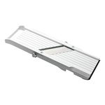 Benriner BN-64W-1 Mandolin Vegetable Slicer, ABS Plastic, 3 Interchangeable Blades, White, Classic